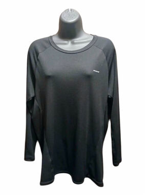 Patagonia Men’s Long Sleeve Shirt Black Size M Lightweight Performance JC672